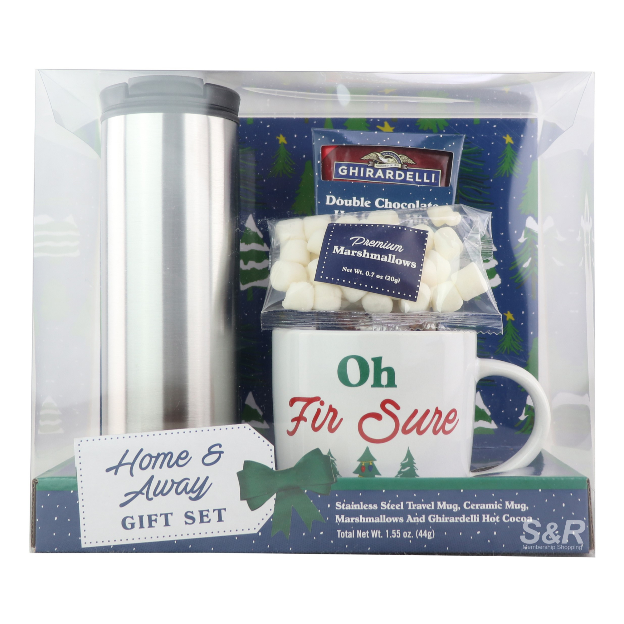 Ghirardelli Home & Away Hot Cocoa Mix Gift Set 4pcs